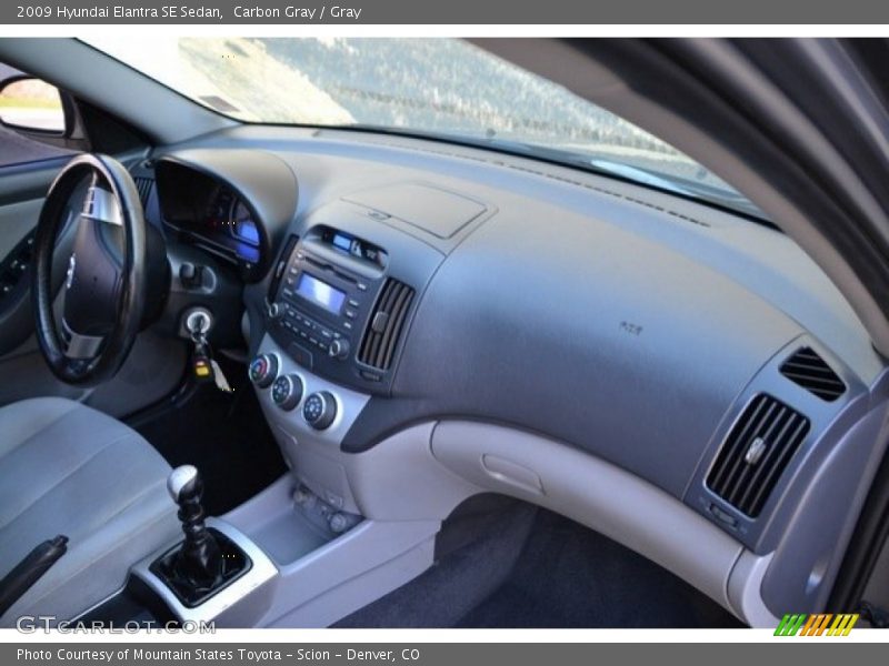 Carbon Gray / Gray 2009 Hyundai Elantra SE Sedan