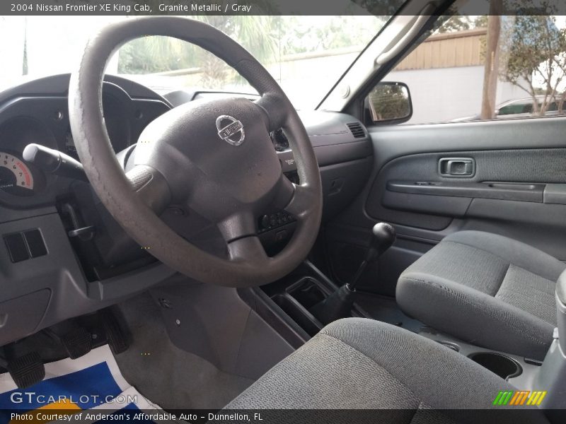 Granite Metallic / Gray 2004 Nissan Frontier XE King Cab