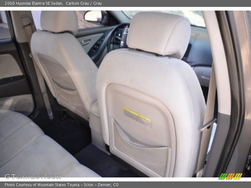Carbon Gray / Gray 2009 Hyundai Elantra SE Sedan