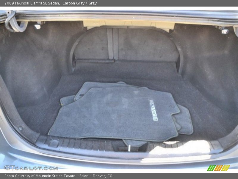 Carbon Gray / Gray 2009 Hyundai Elantra SE Sedan