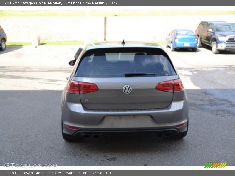 Limestone Gray Metallic / Black 2016 Volkswagen Golf R 4Motion