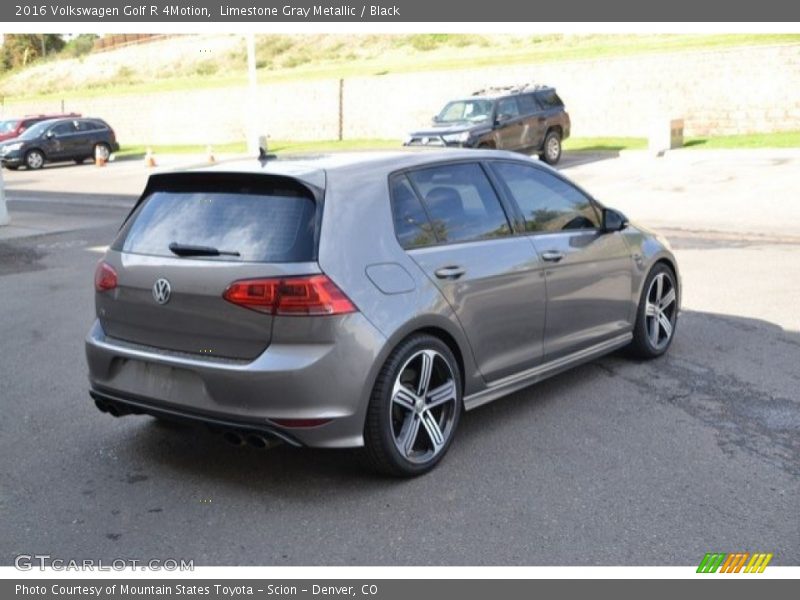 Limestone Gray Metallic / Black 2016 Volkswagen Golf R 4Motion