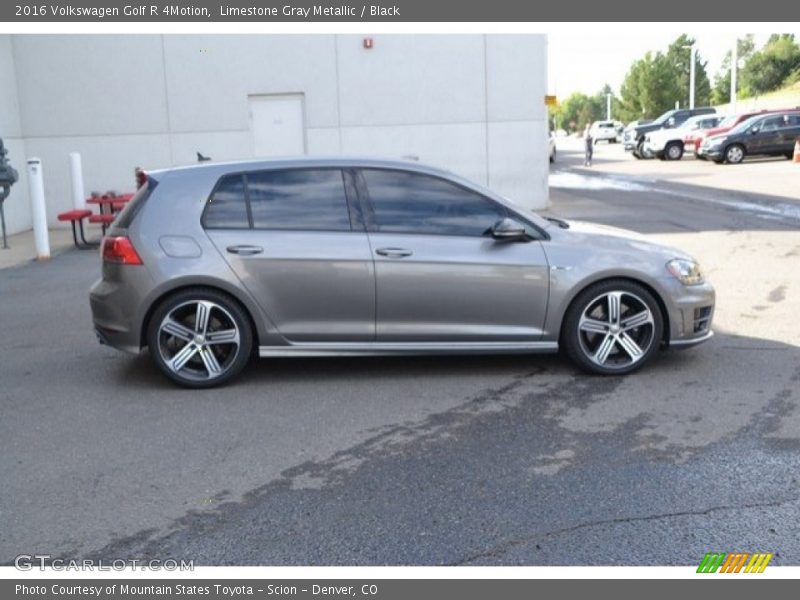 Limestone Gray Metallic / Black 2016 Volkswagen Golf R 4Motion