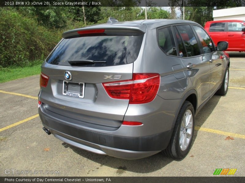 Space Gray Metallic / Black 2013 BMW X3 xDrive 28i