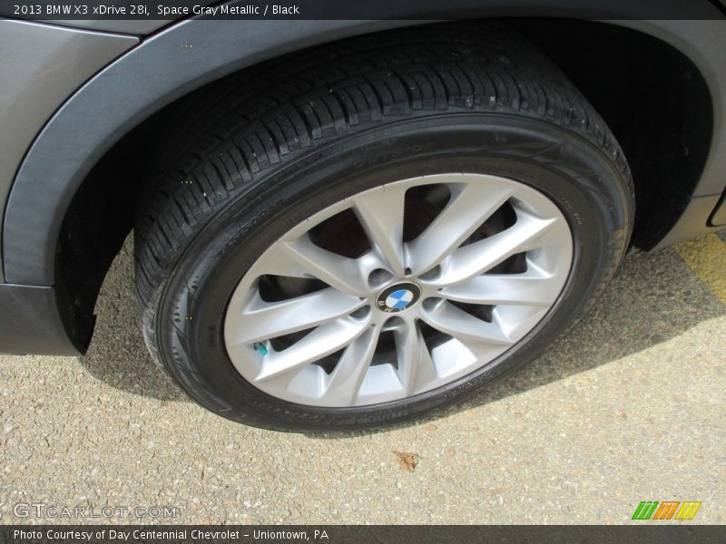 Space Gray Metallic / Black 2013 BMW X3 xDrive 28i