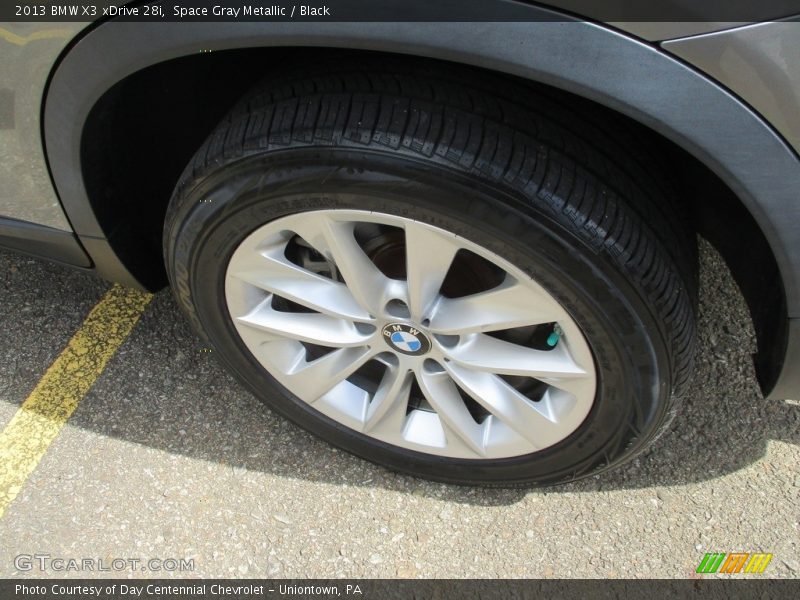 Space Gray Metallic / Black 2013 BMW X3 xDrive 28i