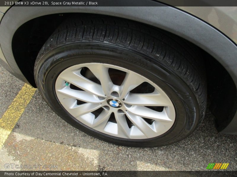 Space Gray Metallic / Black 2013 BMW X3 xDrive 28i