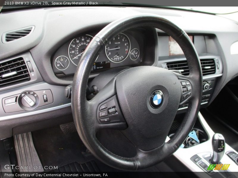 Space Gray Metallic / Black 2013 BMW X3 xDrive 28i