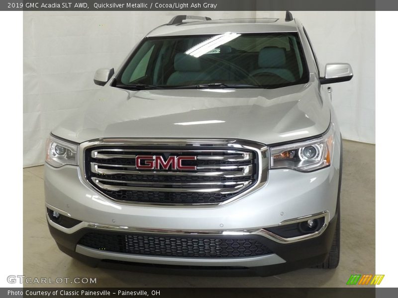 Quicksilver Metallic / Cocoa/Light Ash Gray 2019 GMC Acadia SLT AWD