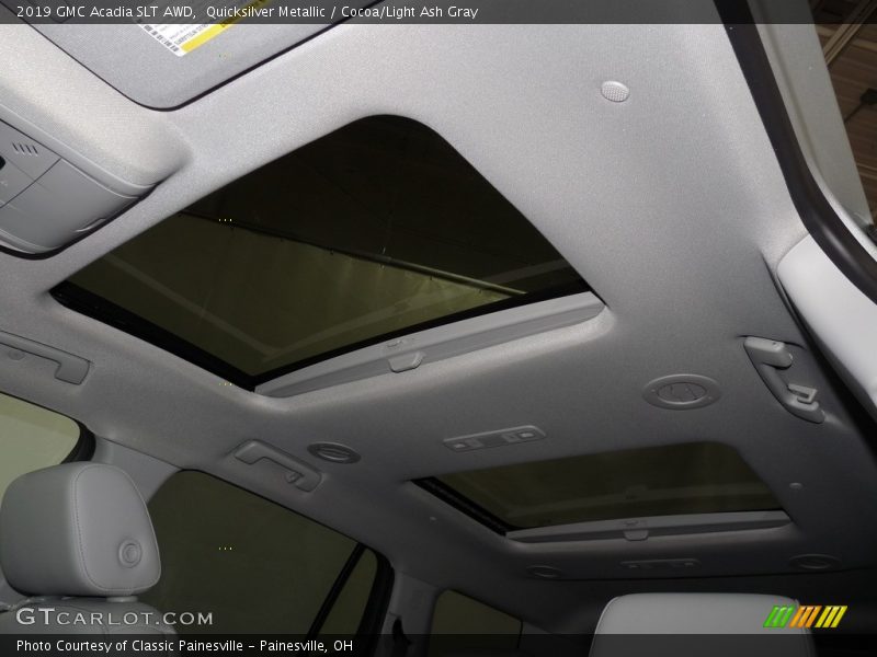 Quicksilver Metallic / Cocoa/Light Ash Gray 2019 GMC Acadia SLT AWD