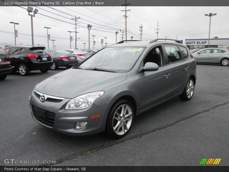 Carbon Gray Mist / Black 2010 Hyundai Elantra Touring SE