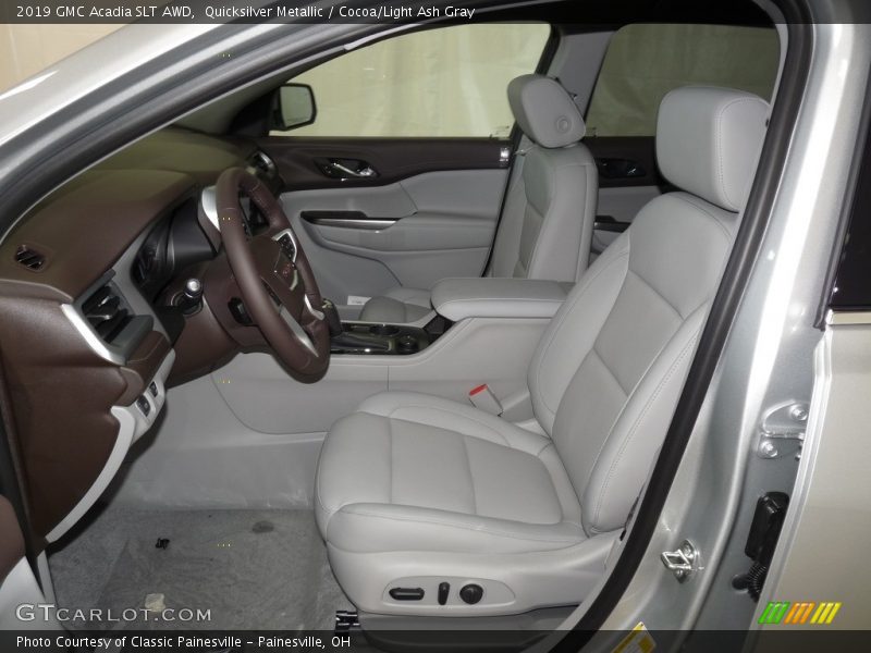 Quicksilver Metallic / Cocoa/Light Ash Gray 2019 GMC Acadia SLT AWD