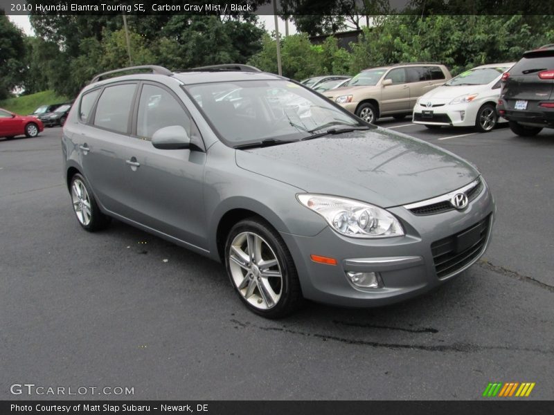 Carbon Gray Mist / Black 2010 Hyundai Elantra Touring SE