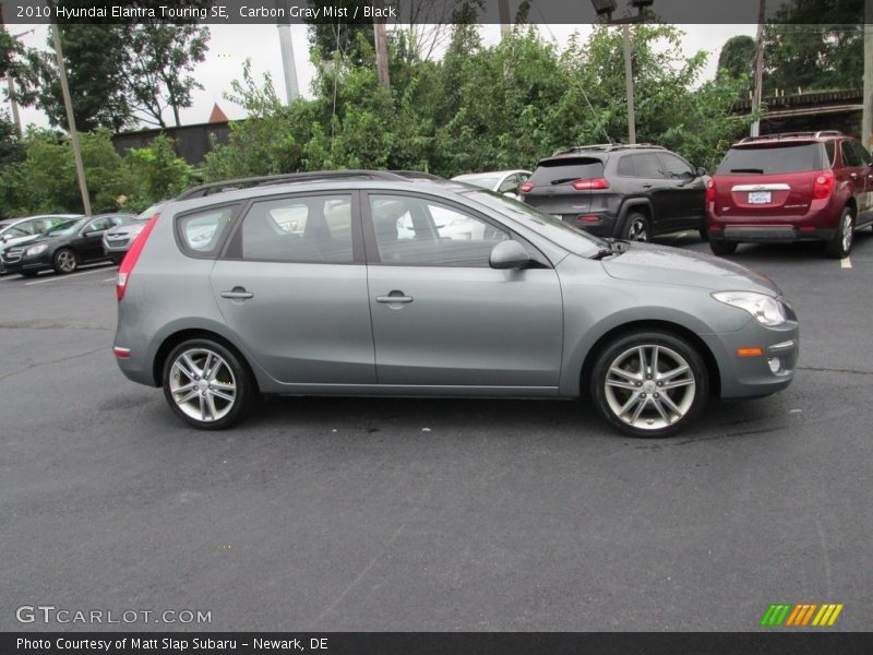 Carbon Gray Mist / Black 2010 Hyundai Elantra Touring SE