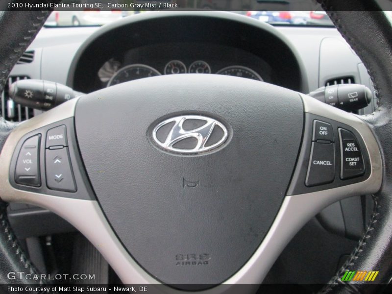 Carbon Gray Mist / Black 2010 Hyundai Elantra Touring SE