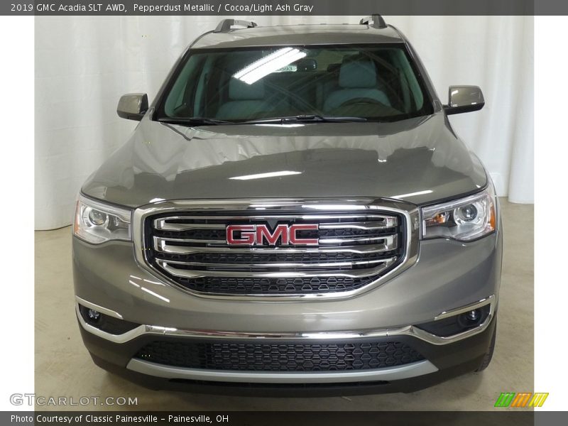 Pepperdust Metallic / Cocoa/Light Ash Gray 2019 GMC Acadia SLT AWD