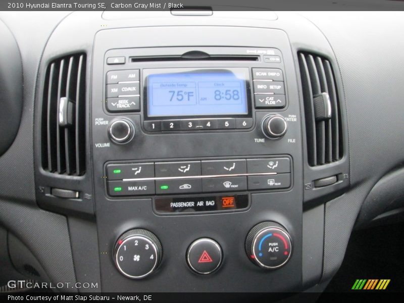Carbon Gray Mist / Black 2010 Hyundai Elantra Touring SE