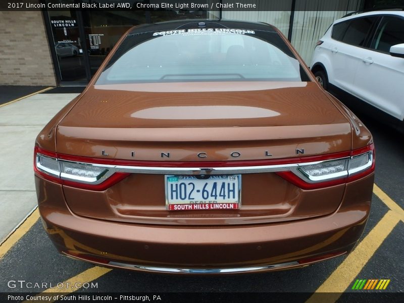 Chroma Elite Light Brown / Chalet Theme 2017 Lincoln Continental Black Label AWD