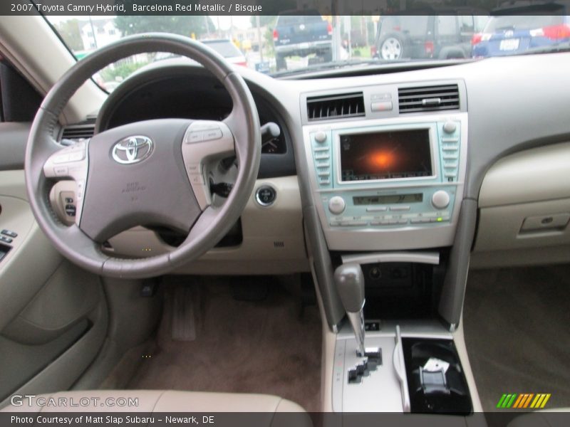 Barcelona Red Metallic / Bisque 2007 Toyota Camry Hybrid
