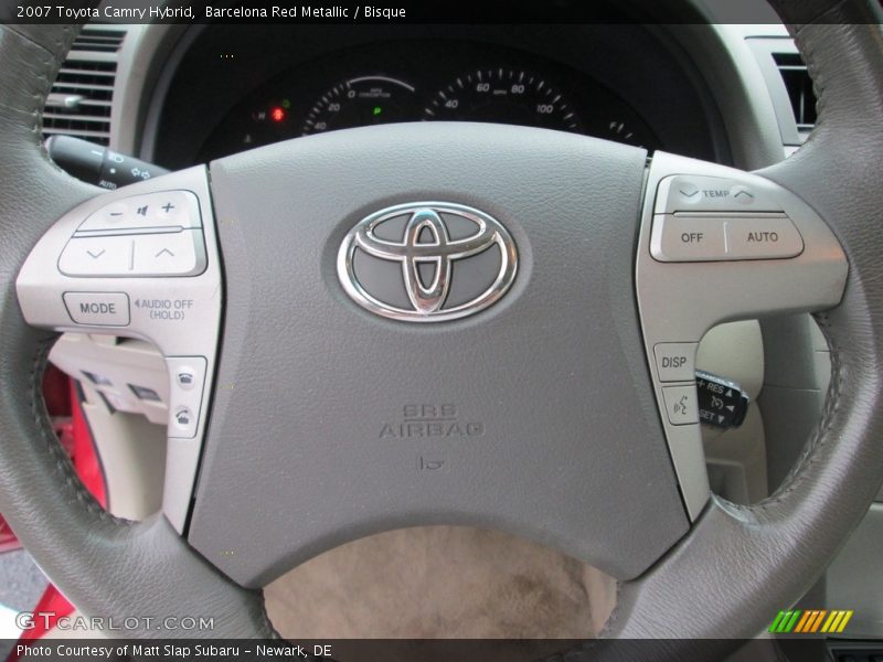 Barcelona Red Metallic / Bisque 2007 Toyota Camry Hybrid