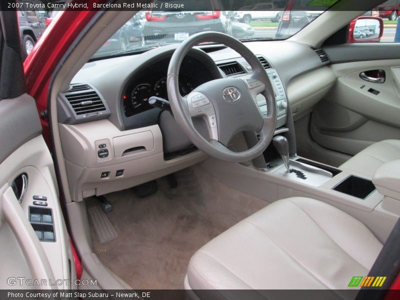 Barcelona Red Metallic / Bisque 2007 Toyota Camry Hybrid