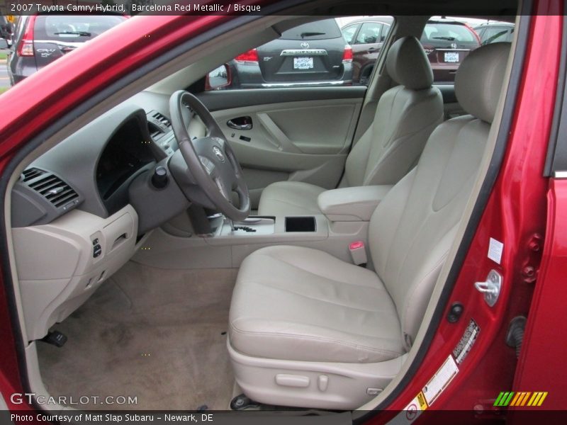 Barcelona Red Metallic / Bisque 2007 Toyota Camry Hybrid