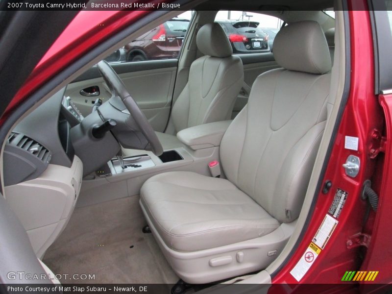 Barcelona Red Metallic / Bisque 2007 Toyota Camry Hybrid