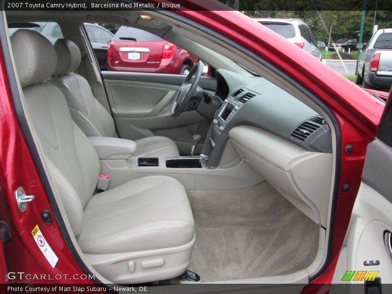 Barcelona Red Metallic / Bisque 2007 Toyota Camry Hybrid