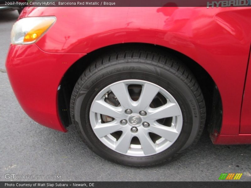 Barcelona Red Metallic / Bisque 2007 Toyota Camry Hybrid