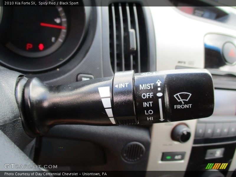 Spicy Red / Black Sport 2010 Kia Forte SX