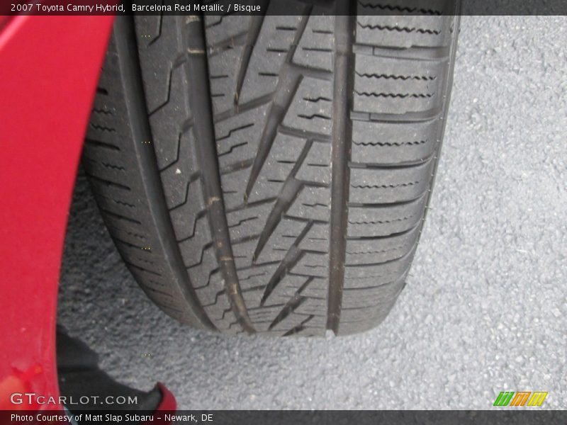 Barcelona Red Metallic / Bisque 2007 Toyota Camry Hybrid