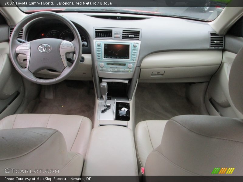 Barcelona Red Metallic / Bisque 2007 Toyota Camry Hybrid