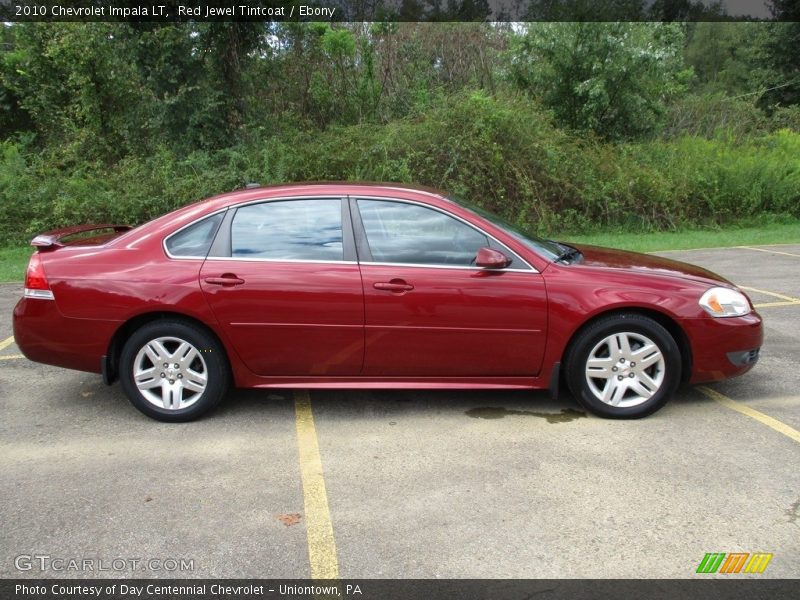 Red Jewel Tintcoat / Ebony 2010 Chevrolet Impala LT