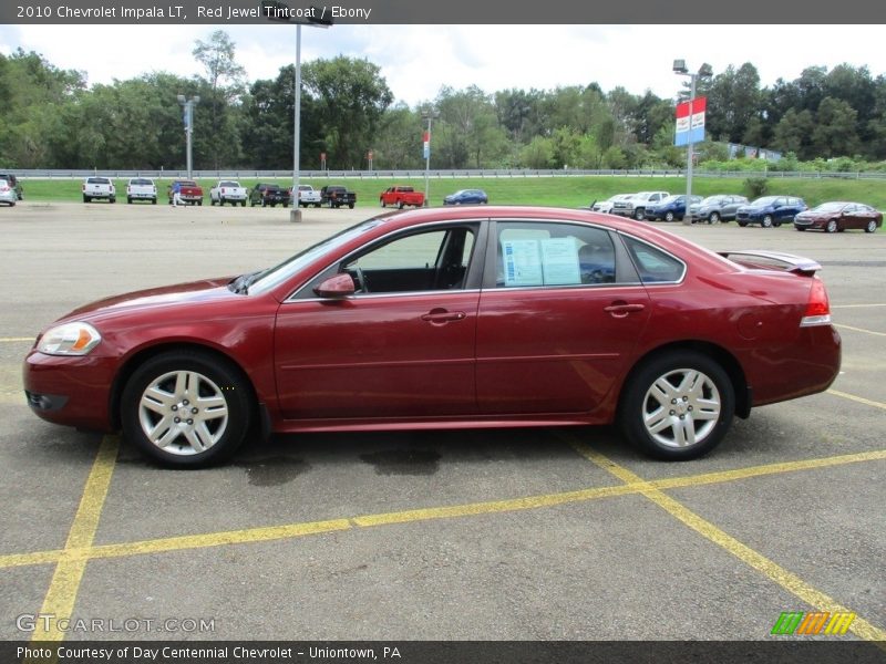 Red Jewel Tintcoat / Ebony 2010 Chevrolet Impala LT