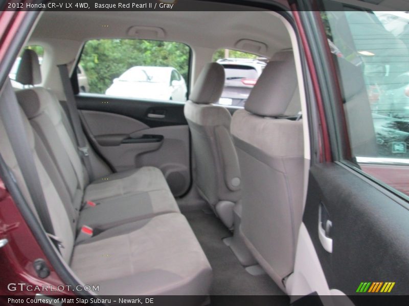 Basque Red Pearl II / Gray 2012 Honda CR-V LX 4WD