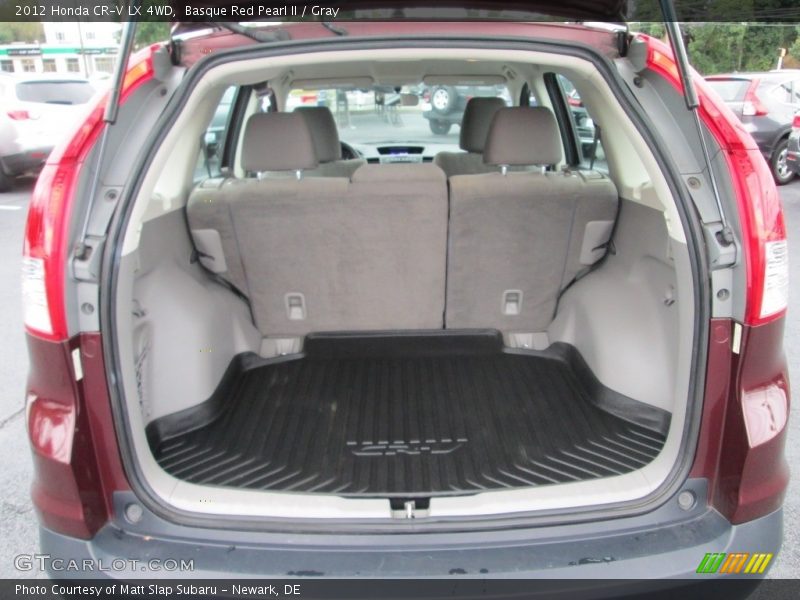 Basque Red Pearl II / Gray 2012 Honda CR-V LX 4WD