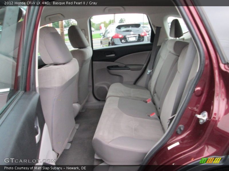 Basque Red Pearl II / Gray 2012 Honda CR-V LX 4WD