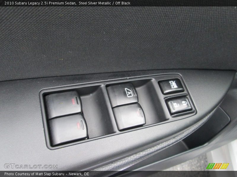 Steel Silver Metallic / Off Black 2010 Subaru Legacy 2.5i Premium Sedan