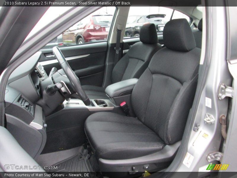Steel Silver Metallic / Off Black 2010 Subaru Legacy 2.5i Premium Sedan