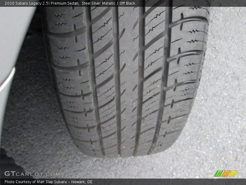 Steel Silver Metallic / Off Black 2010 Subaru Legacy 2.5i Premium Sedan