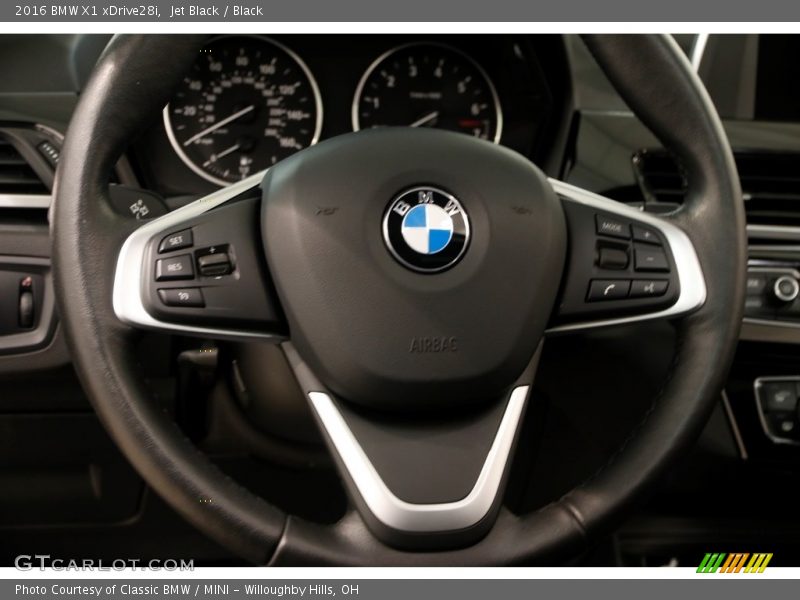 Jet Black / Black 2016 BMW X1 xDrive28i