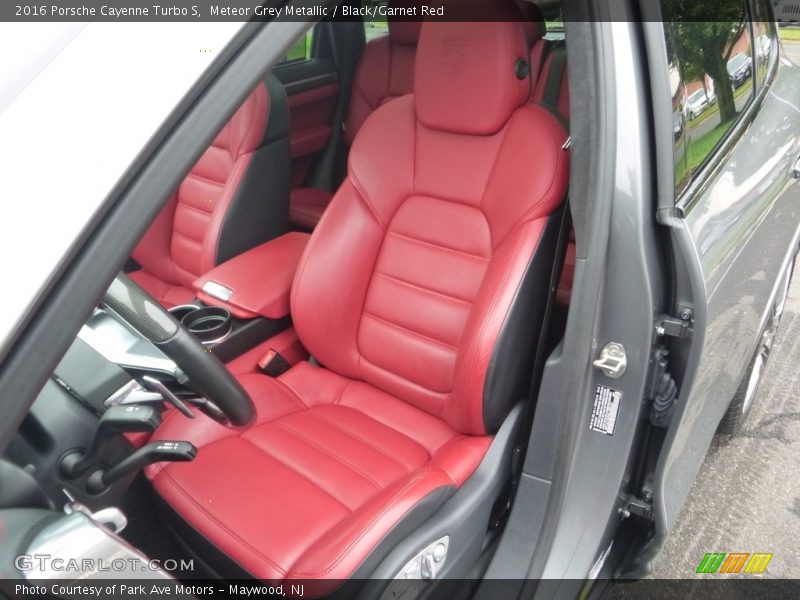 Front Seat of 2016 Cayenne Turbo S