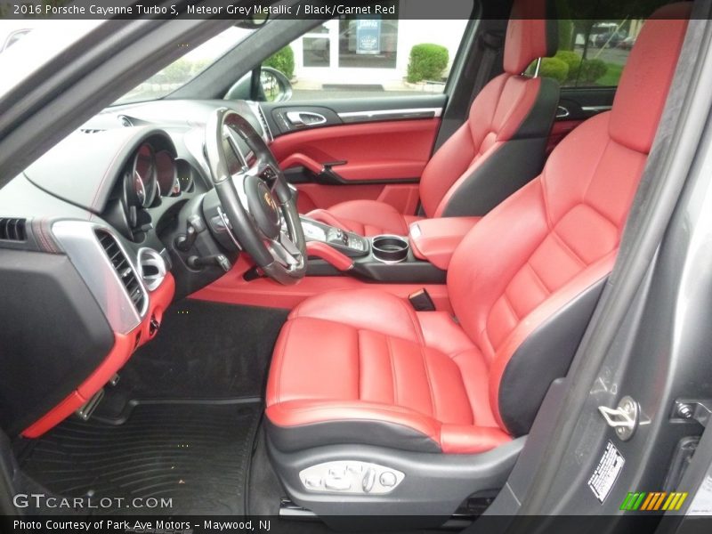  2016 Cayenne Turbo S Black/Garnet Red Interior