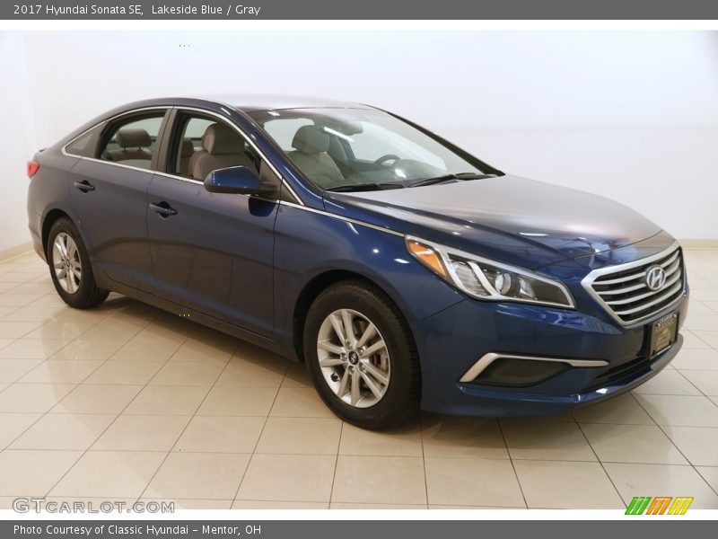 Lakeside Blue / Gray 2017 Hyundai Sonata SE