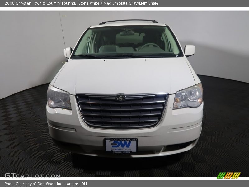 Stone White / Medium Slate Gray/Light Shale 2008 Chrysler Town & Country Touring