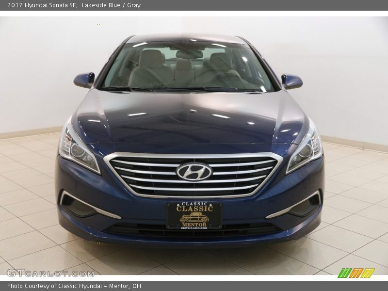 Lakeside Blue / Gray 2017 Hyundai Sonata SE