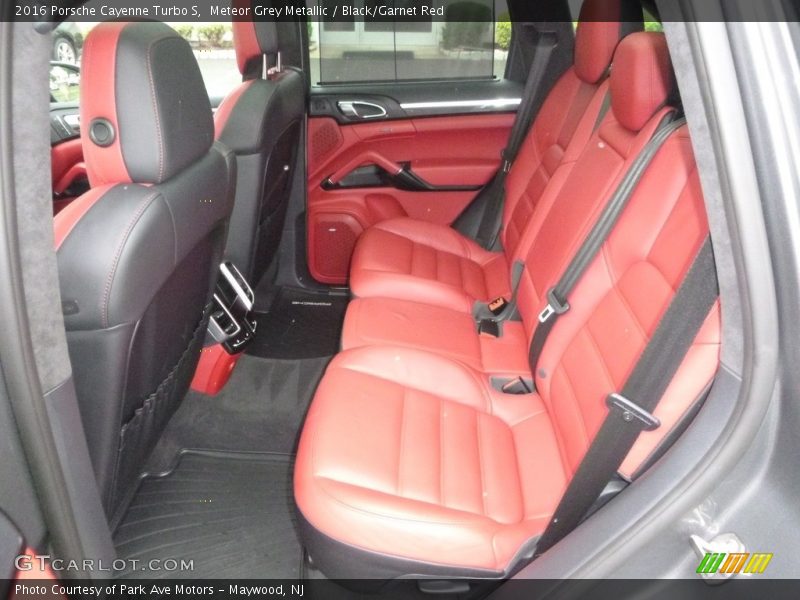 Rear Seat of 2016 Cayenne Turbo S