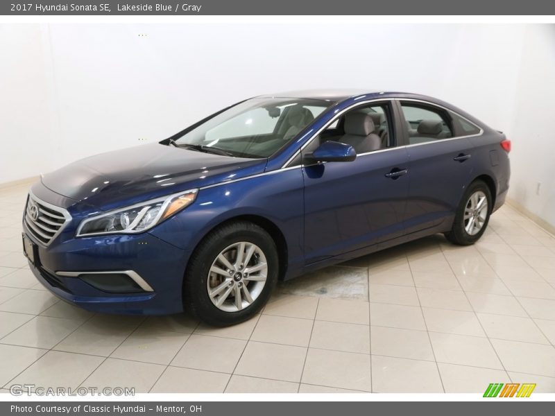 Lakeside Blue / Gray 2017 Hyundai Sonata SE