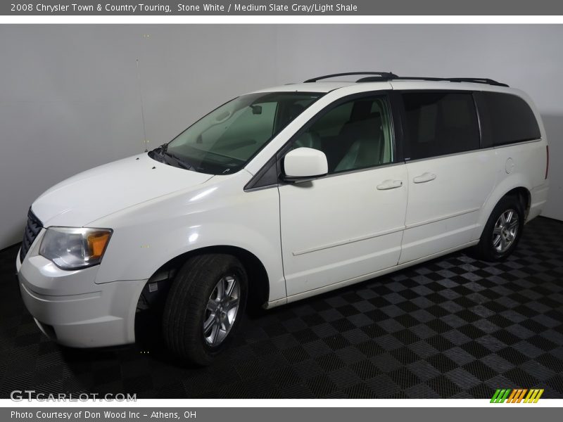 Stone White / Medium Slate Gray/Light Shale 2008 Chrysler Town & Country Touring