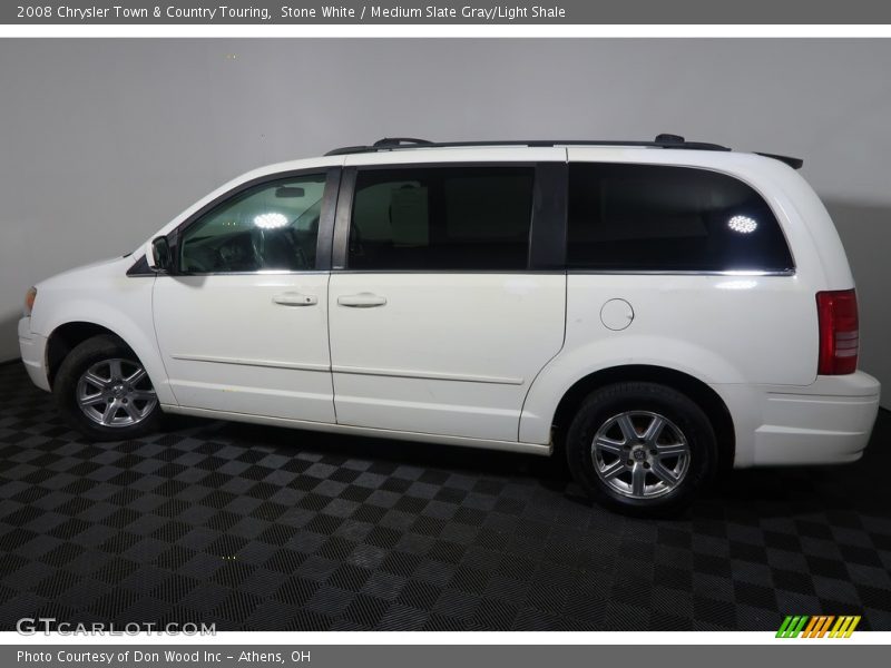 Stone White / Medium Slate Gray/Light Shale 2008 Chrysler Town & Country Touring
